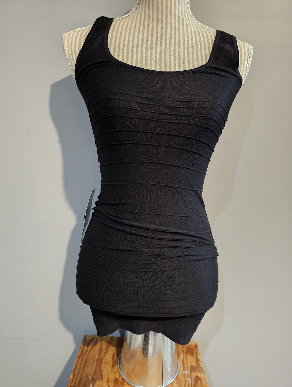 Bebe Black Cut Out Body-Con Dress